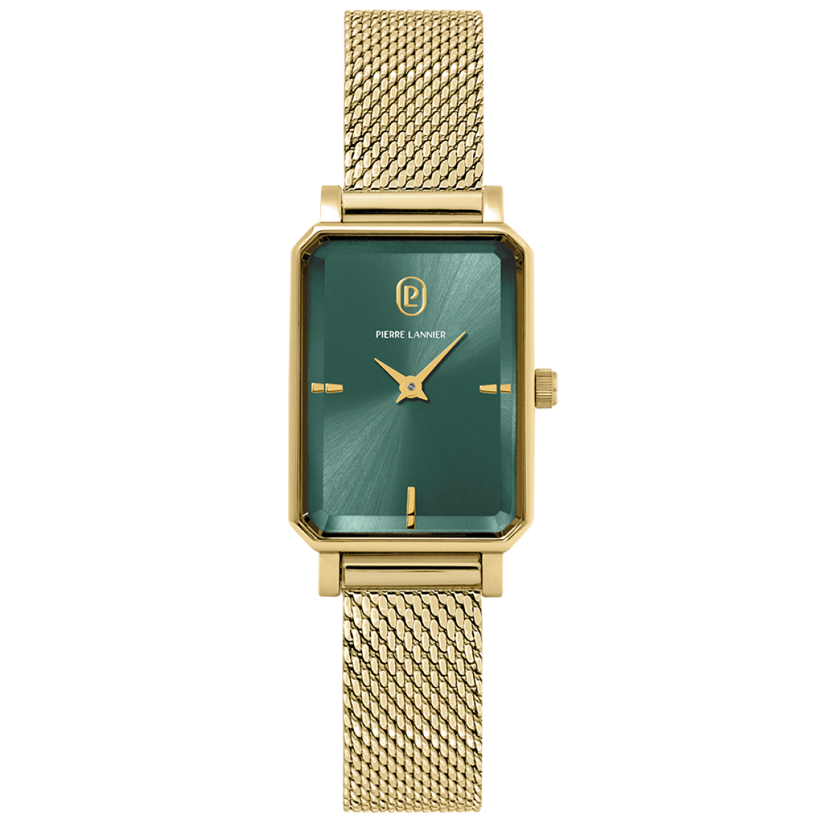 Montre Analogique ARIANE doré vert doré, PIERRE LANNIER