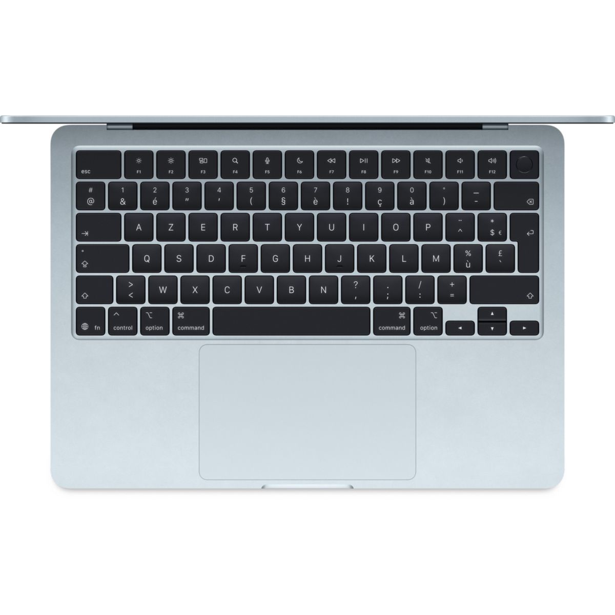 Ordinateur Apple Air 13" Puce M5 CPU 10 / GPU 10 coeurs Mémoire RAM 24Go Stockage 1To SSD Bleu ciel couleur unique, APPLE