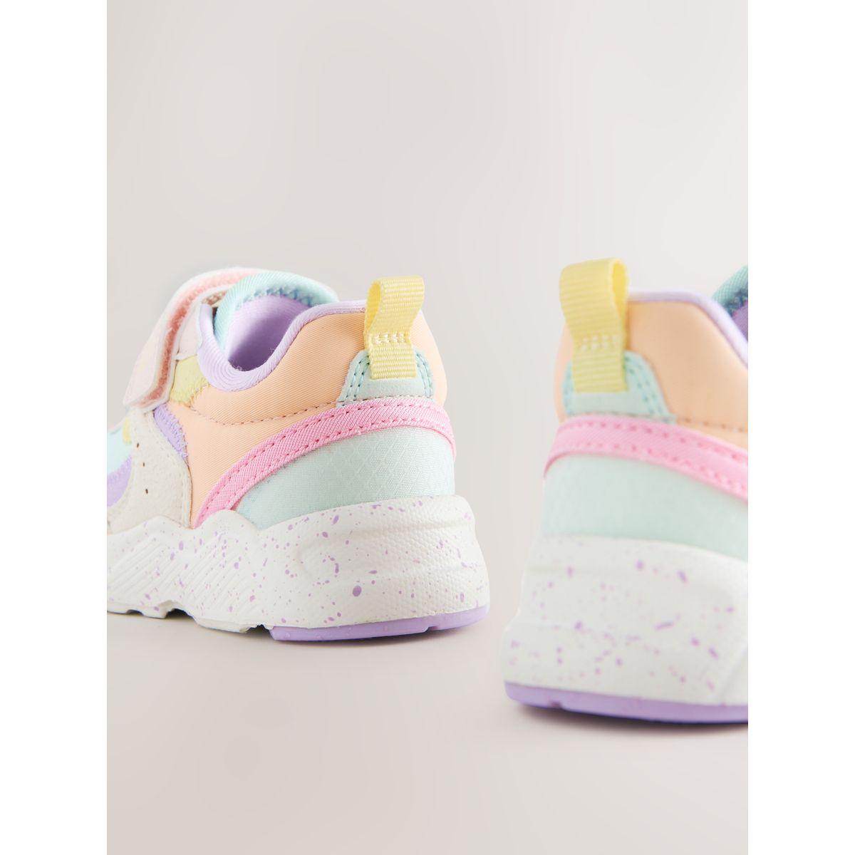 Bottines à lacets élastiques et scratch multi-lumineux, NEXT