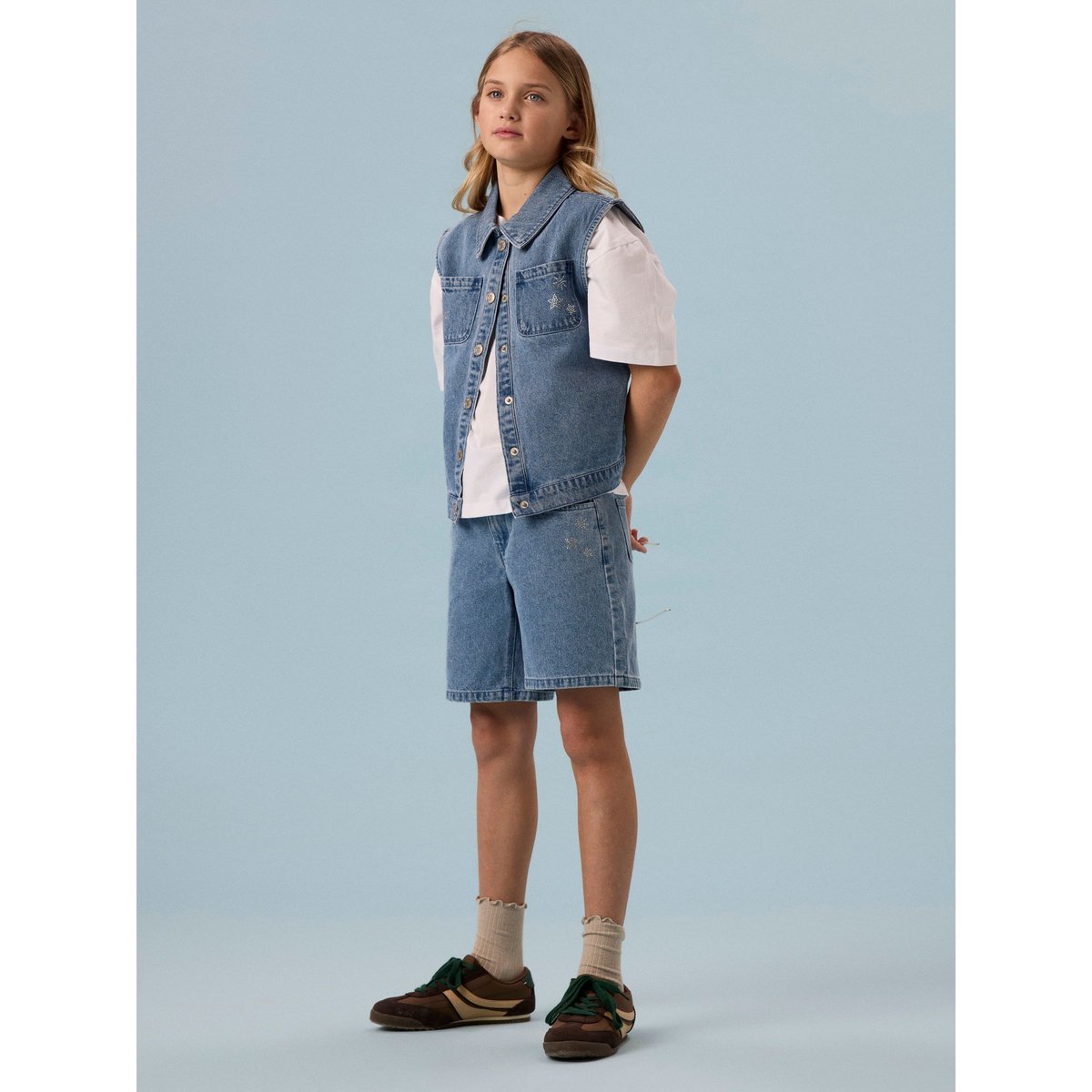 Shorts En Jean bleu - medium blue denim1, NAME IT