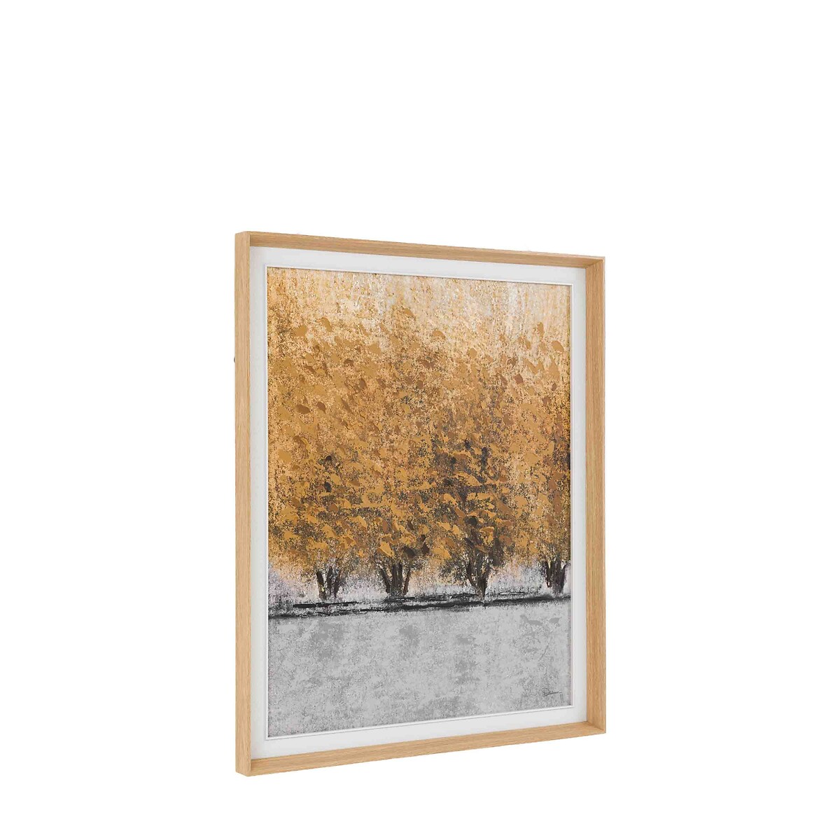92x112cm Hint of Heat Framed Canvas brown , ÉDITÉ