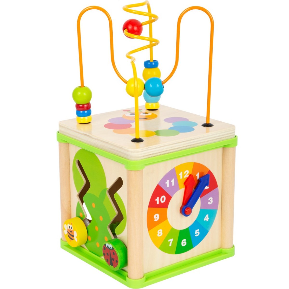 Cube d'activités Insectes beige, SMALL FOOT COMPANY