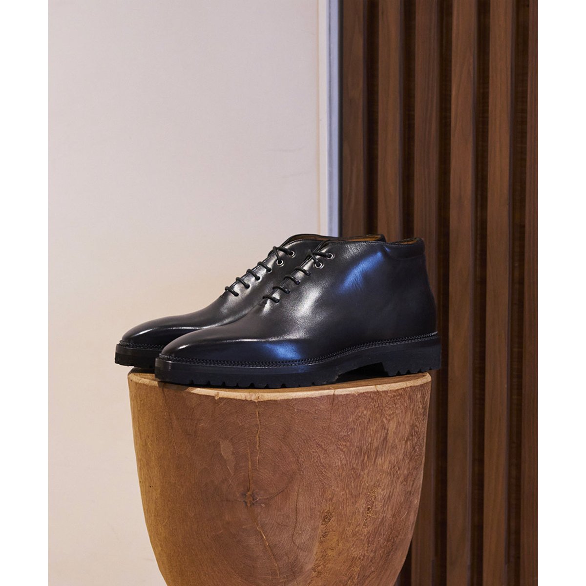 Boots cuir EMILIO gris, FINSBURY