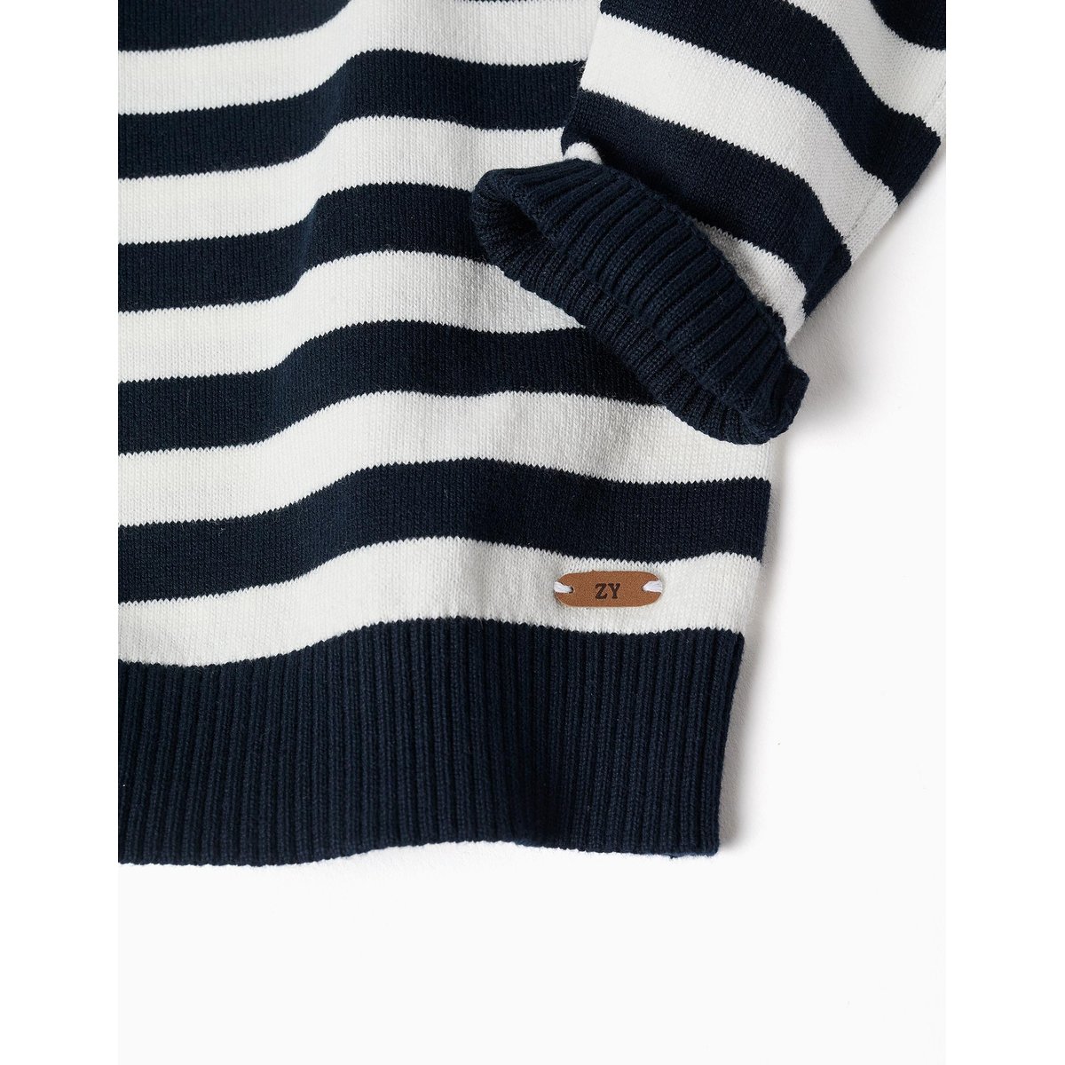 Pull en maille à rayures bleu foncé, ZIPPY