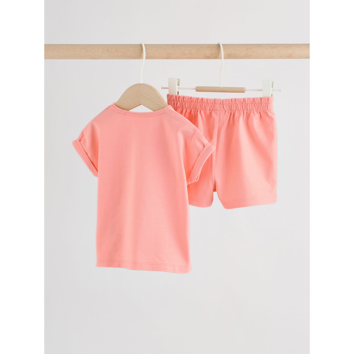 Haut bébé manches courtes et short, 2 pièces rose, NEXT