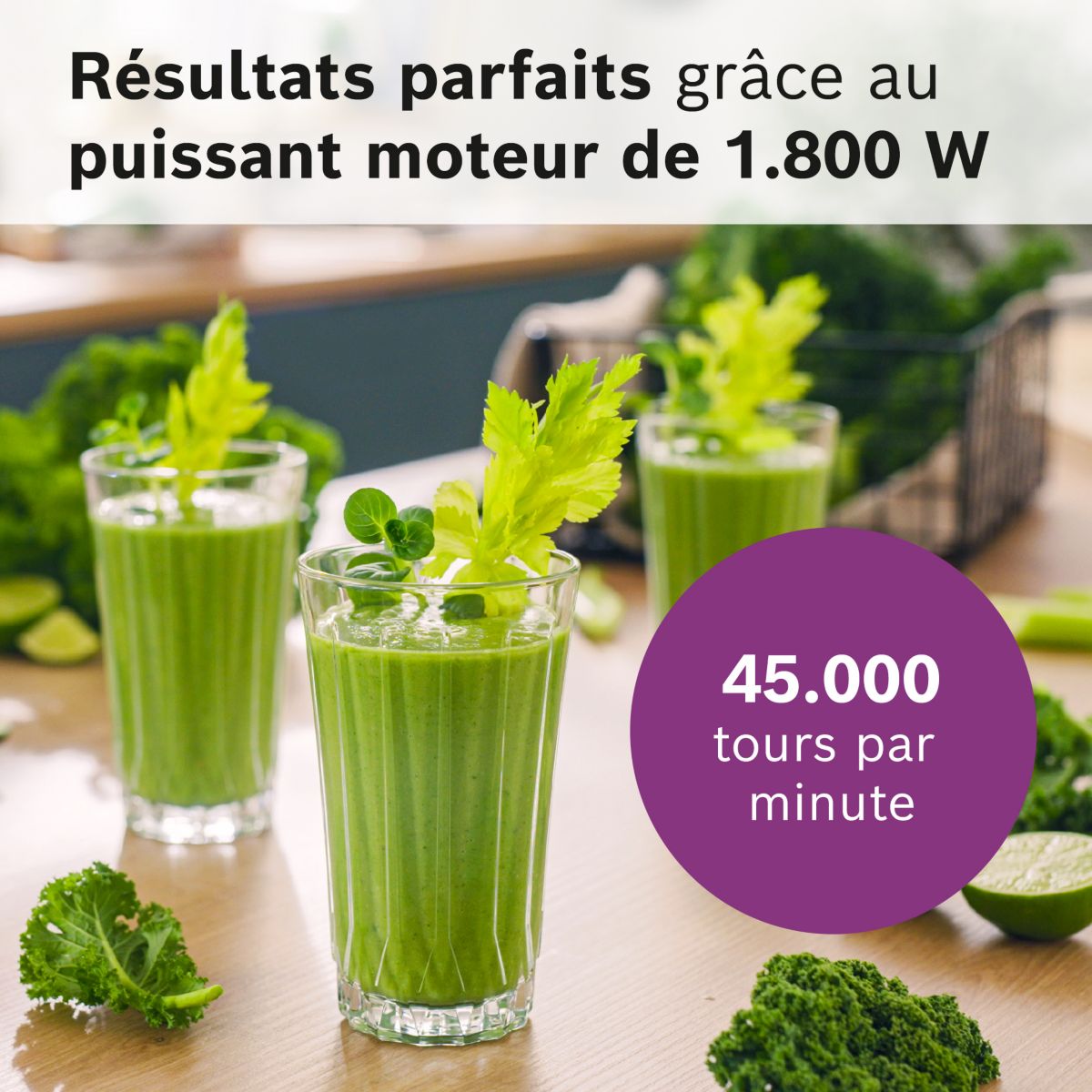 Blender VitaPower Série 6 - Noir MMB6654B couleur unique, BOSCH