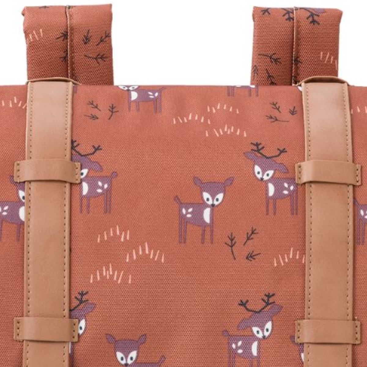 Cartable A4 maternelle marron, blanc, FRESK