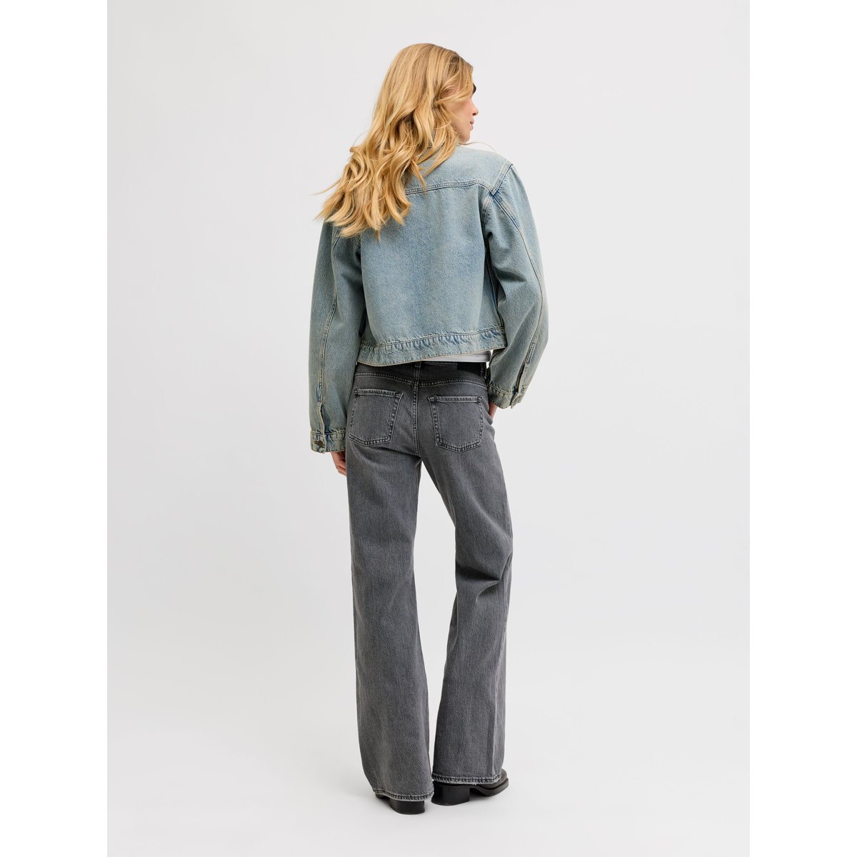 Jean Coupe Évasée grey denim, JJXX
