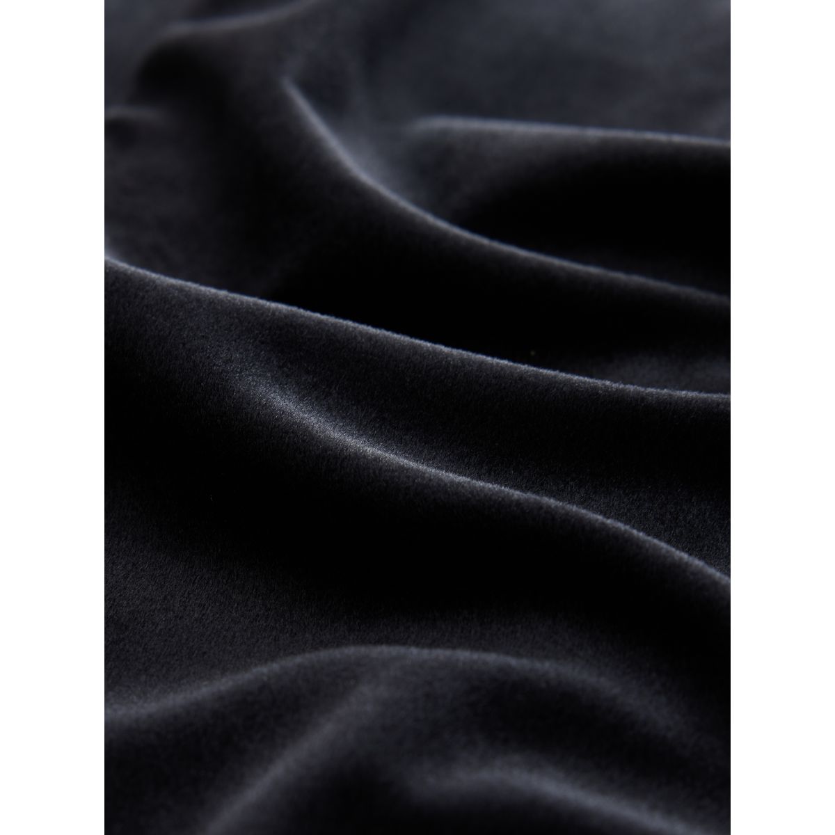 Robe courte nouée en velours manches courtes noir, NEXT