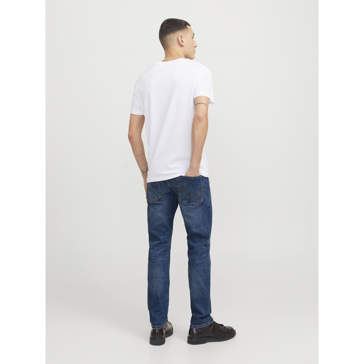 Jean Coupe Tapered blue denim, JACK & JONES