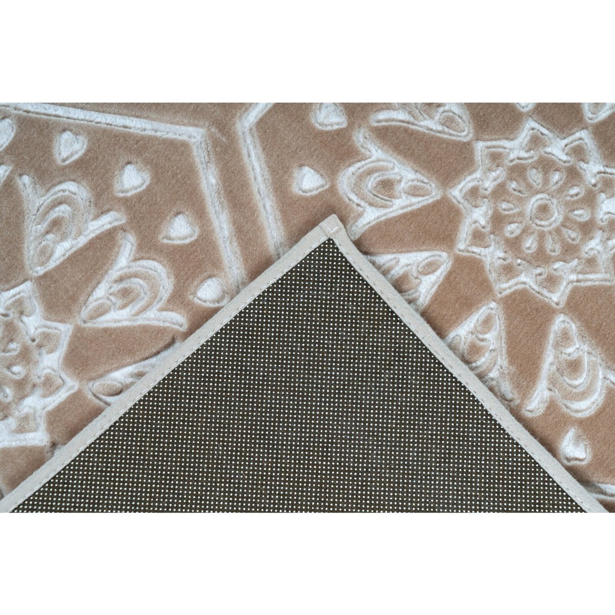Tapis rectangulaire tufté main, MONROE marron, ARTE ESPINA