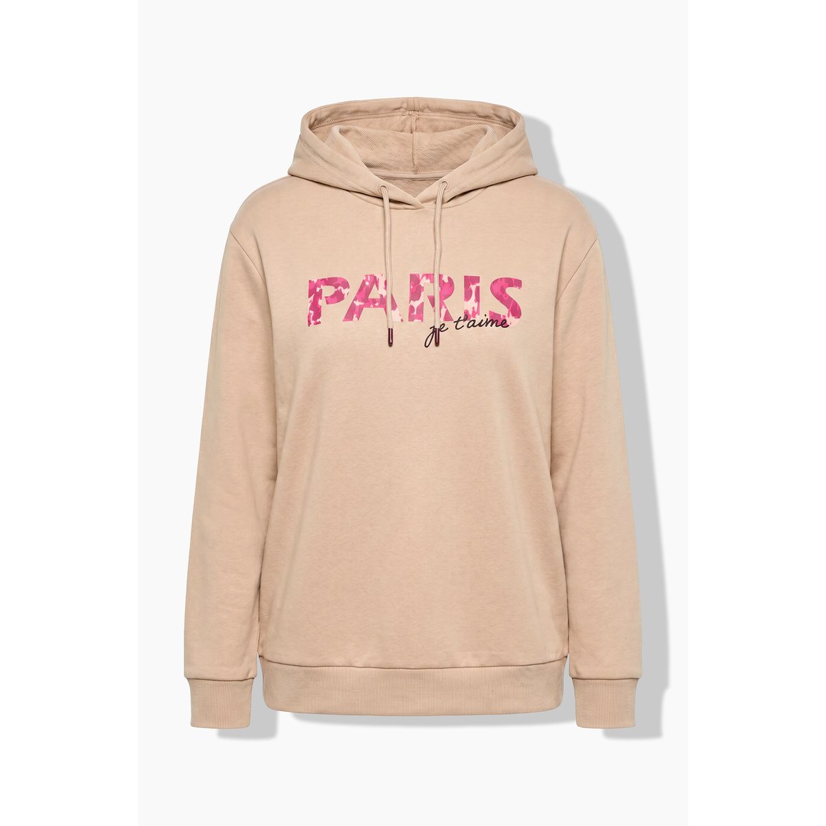 Sweat-shirt à capuche marron clair, ULLA POPKEN
