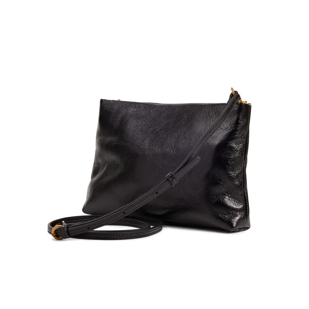 Sac besace en cuir MOLLY noir, NAT & NIN