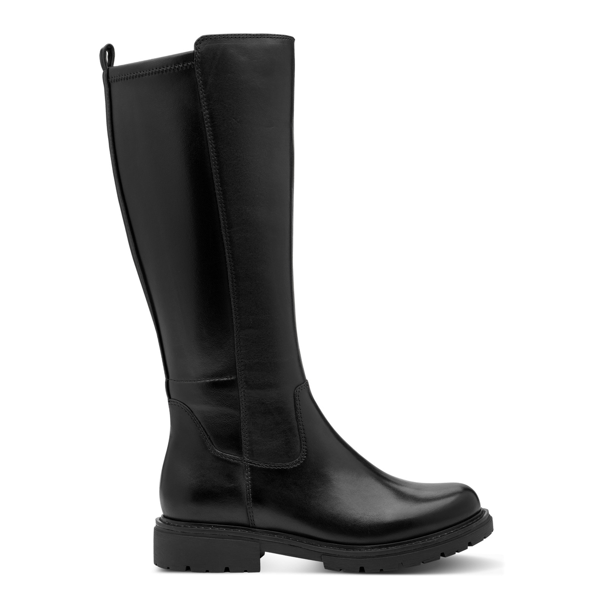 Bottes en cuir noir, JANA