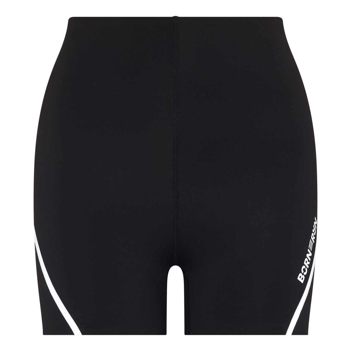Short Moulant de Sport Performance LUNA RUN noir, BORN