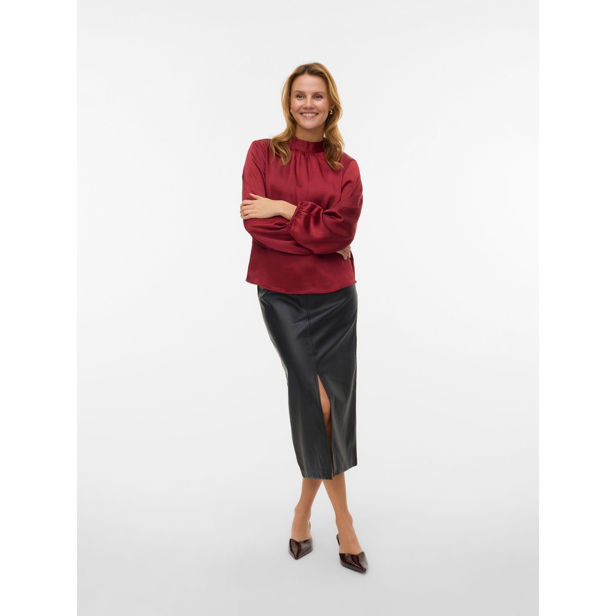 Blouse biking red, VERO MODA