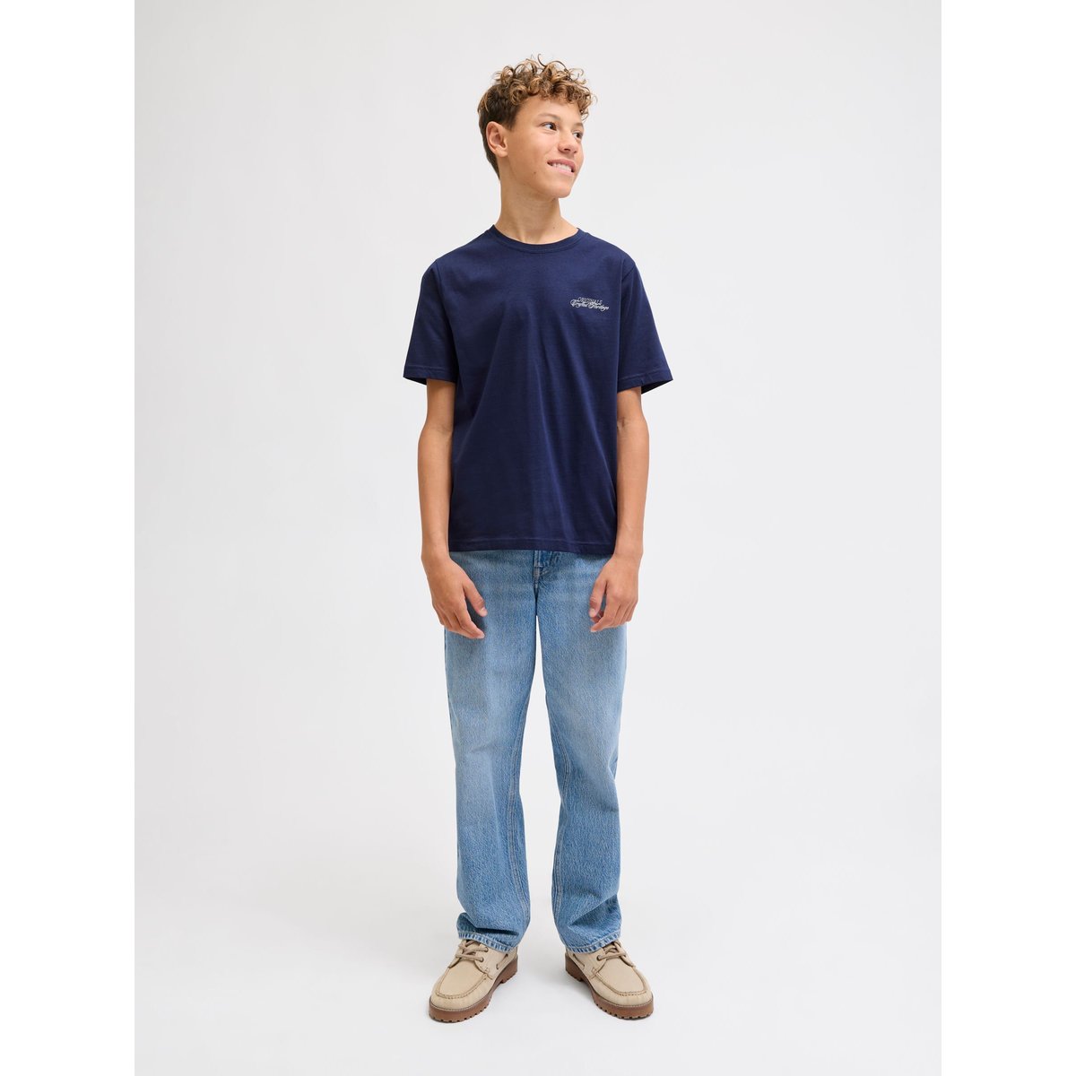 T-Shirt bleue - ocean cavern, JACK & JONES JUNIOR