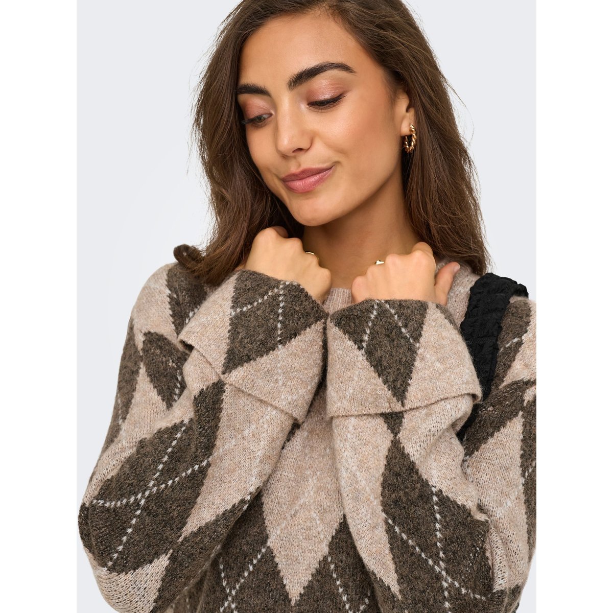 Pull En Maille beige 1, ONLY