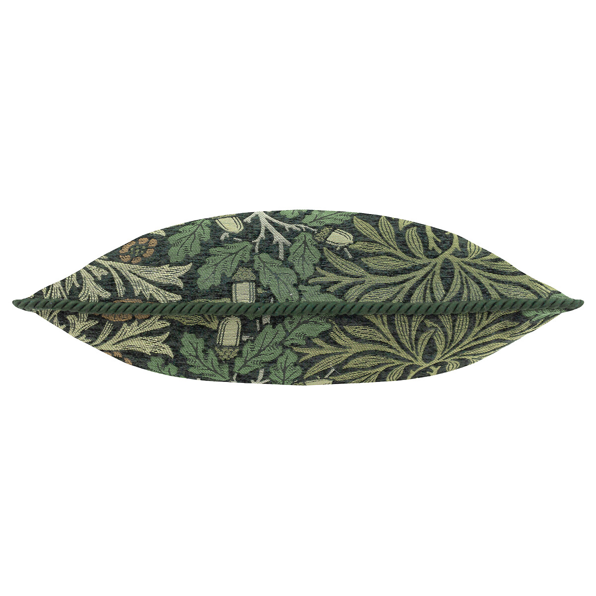 Acorn Jacquard Chenille Feather Filled Cushion thyme, MORRIS & CO.