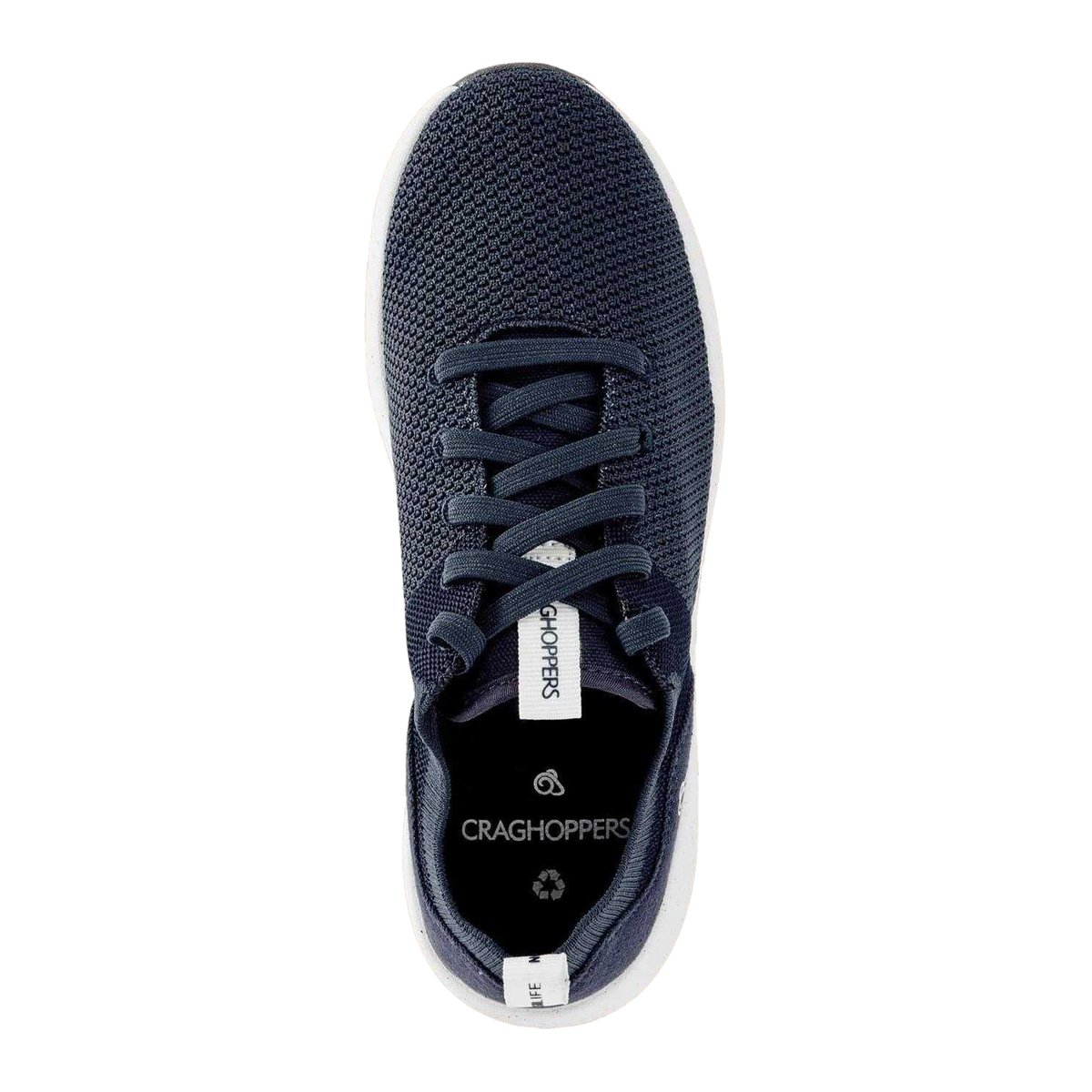 Baskets unies à lacets ECO-LITE bleu marine, CRAGHOPPERS