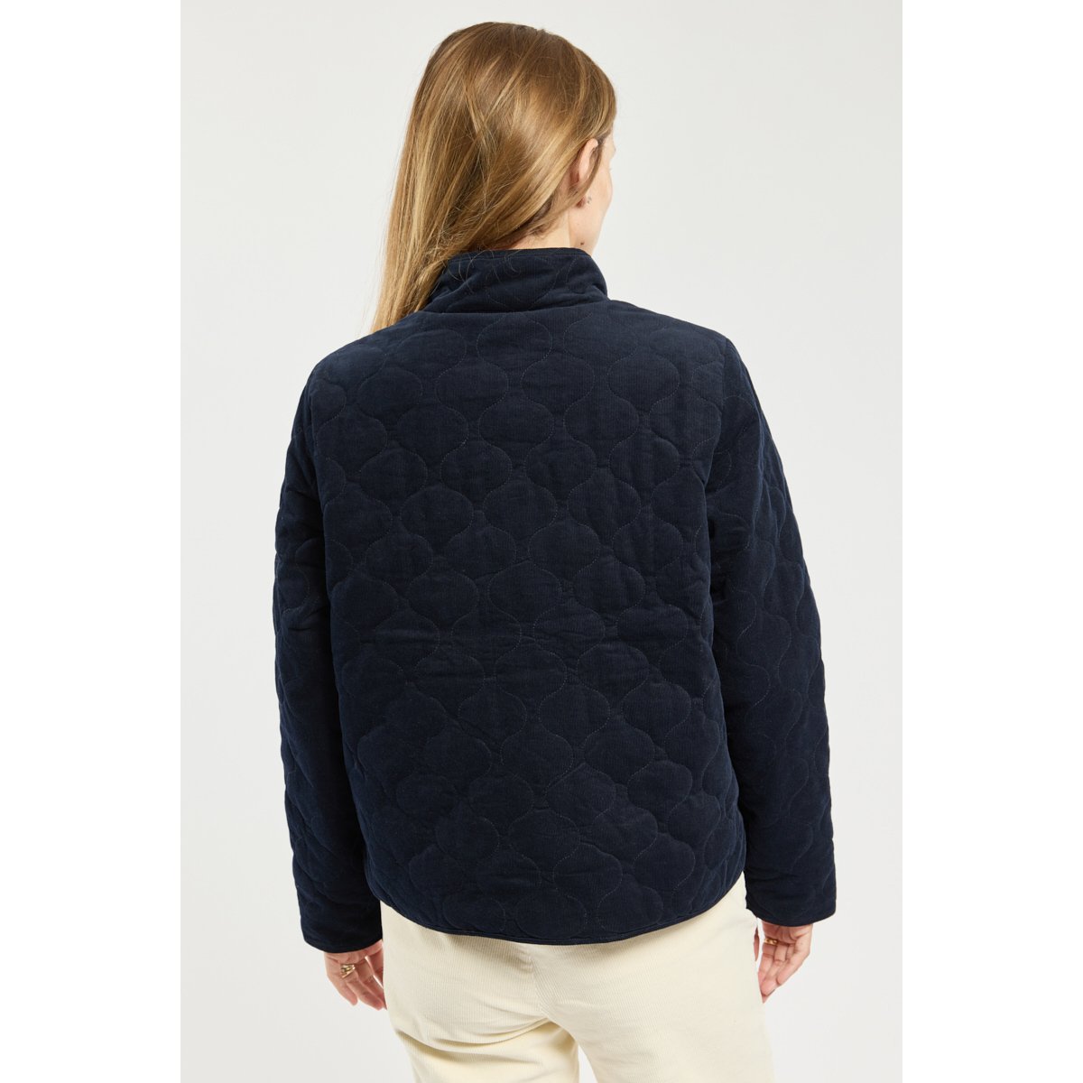 Veste velours BHOPAL navy, BERMUDES