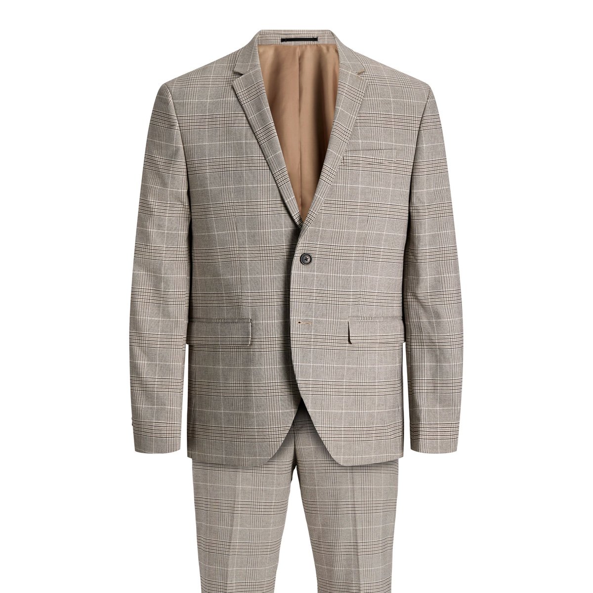 Blazer Croisé Et Pantalon De Tailleur jaune - plaza taupe 1, JACK & JONES