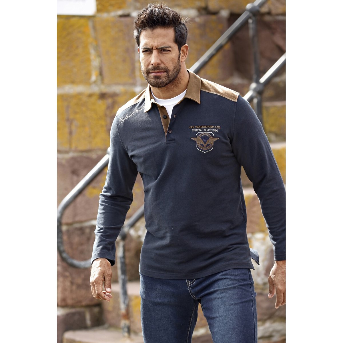 Sweatshirt BALDREK marine, JAN VANDERSTORM