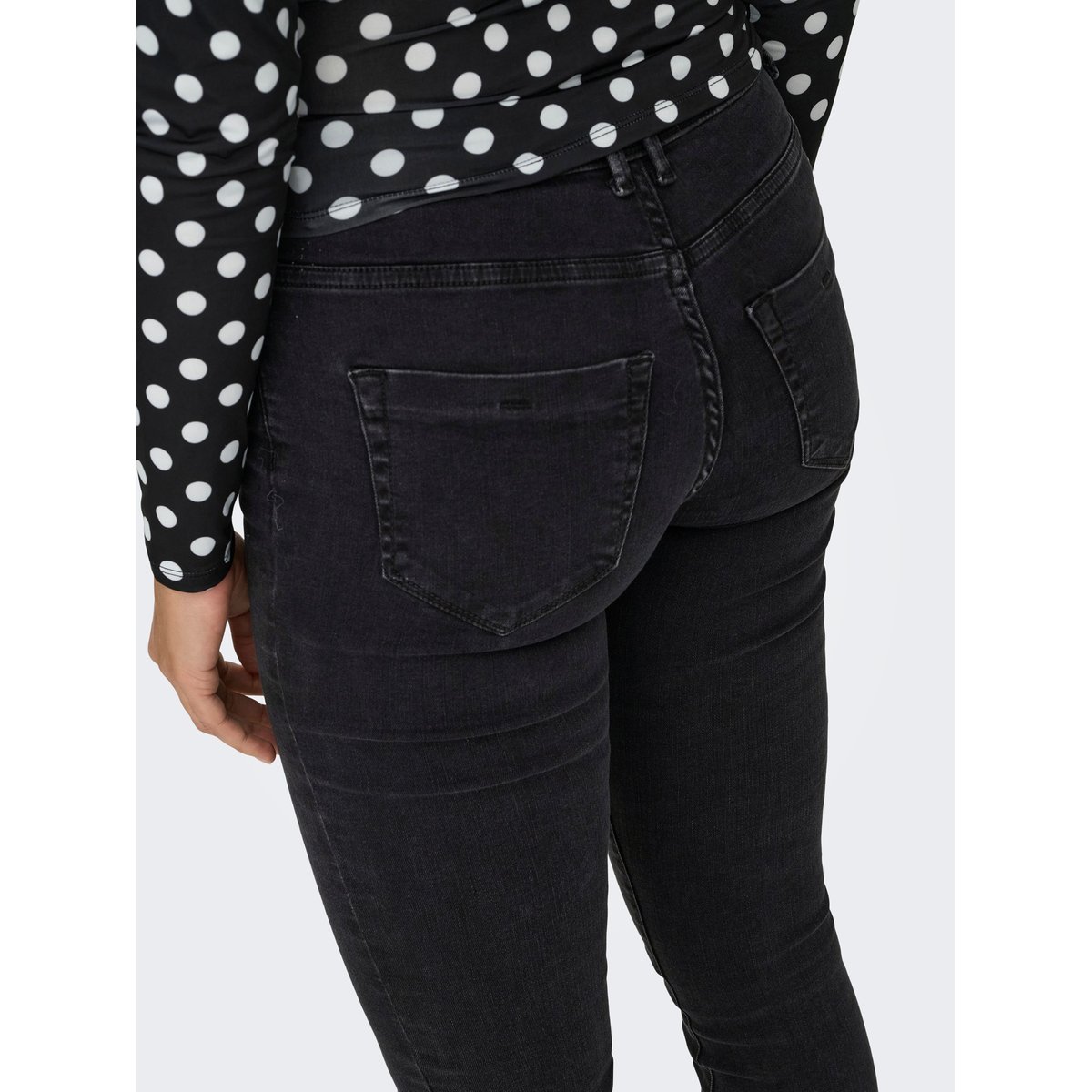 Jean Skinny washed black, ONLY