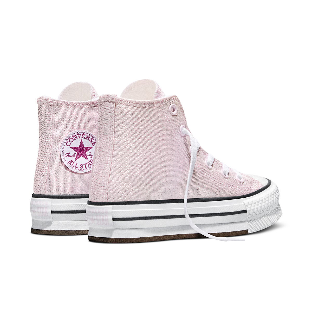 CHUCK TAYLOR ALL STAR EVA LIFT SHINE sneakers roze glanzend, CONVERSE