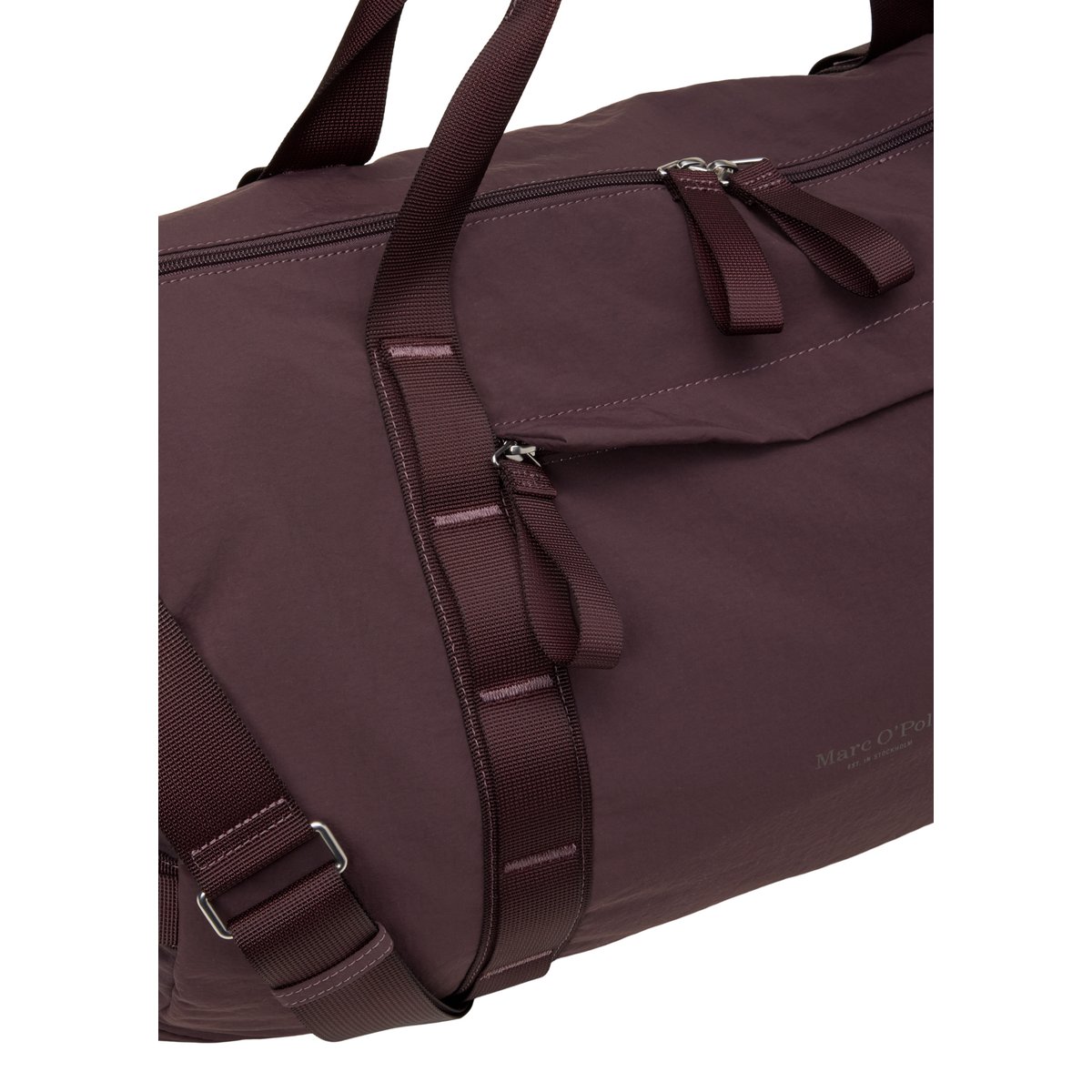Weekender moyen en matériau recyclé hydrofuge violet, MARC O'POLO