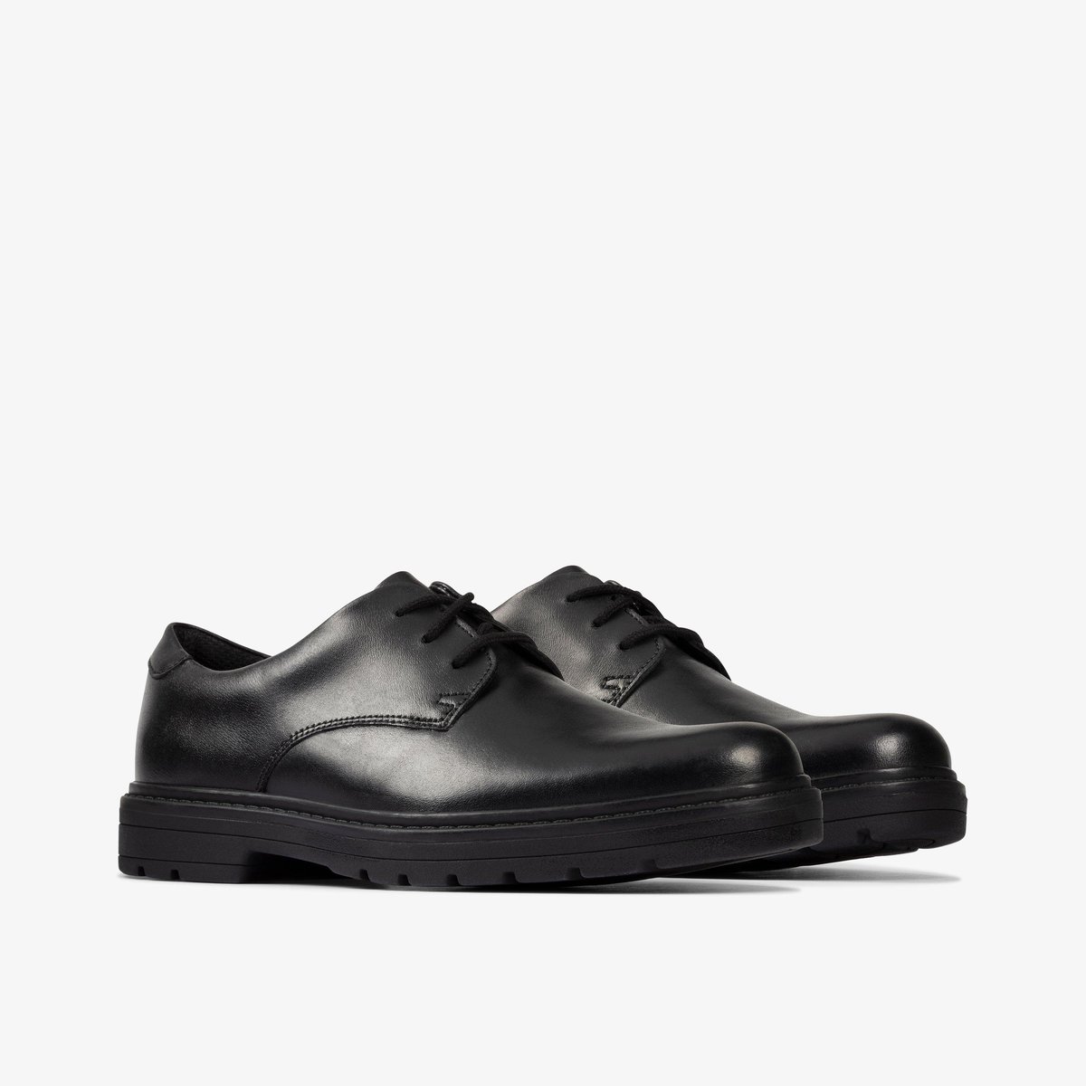 Derbies Cuir Coupe Large LOXHAM DERBY Y noir, CLARKS