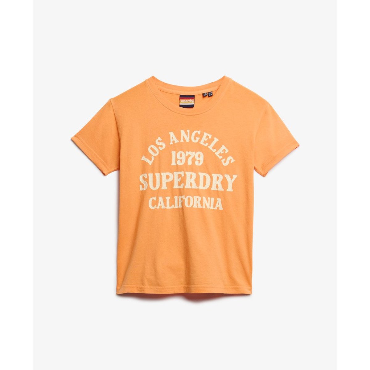 T-shirt Surf Logo Coupe Ajustée orange coucher de soleil automnal, SUPERDRY