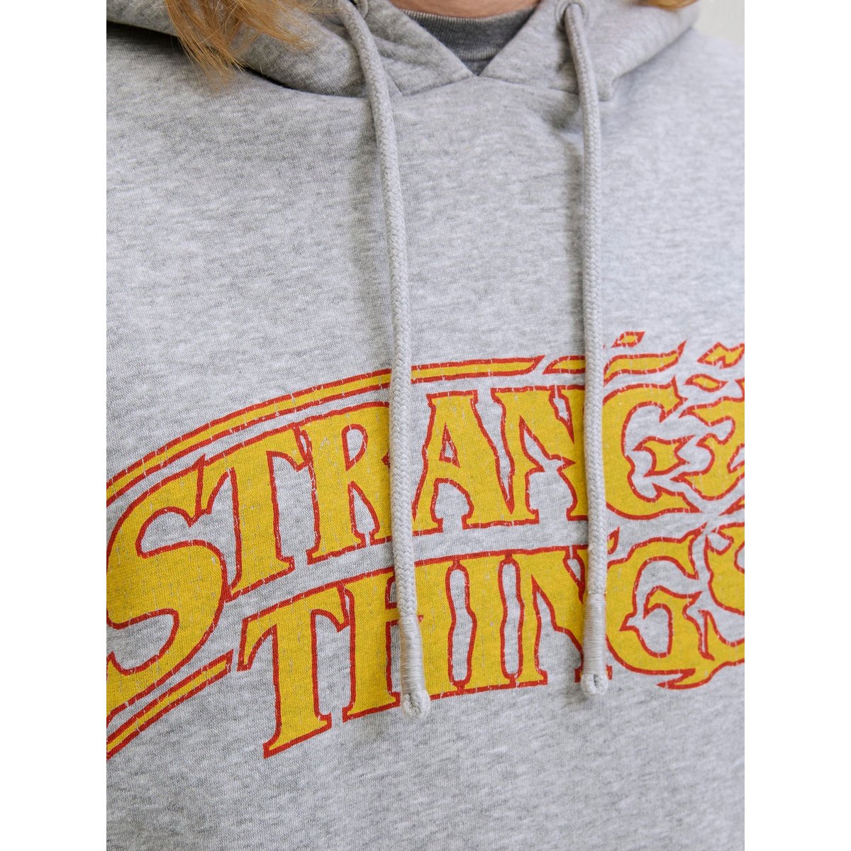 Sweat À Capuche grise - light grey melange, JACK & JONES