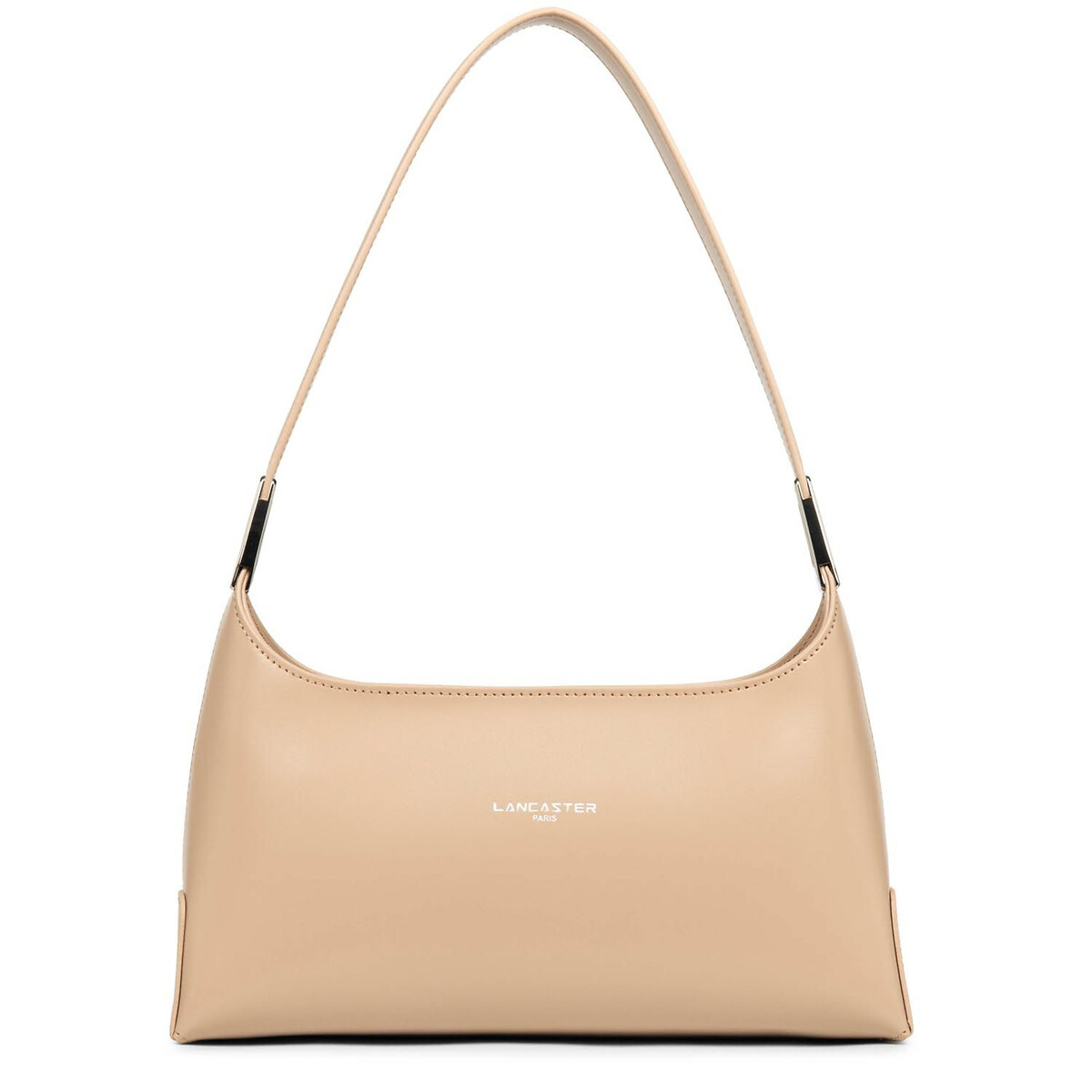 Sac zippé en cuir SUAVE ACE beige foncé, LANCASTER
