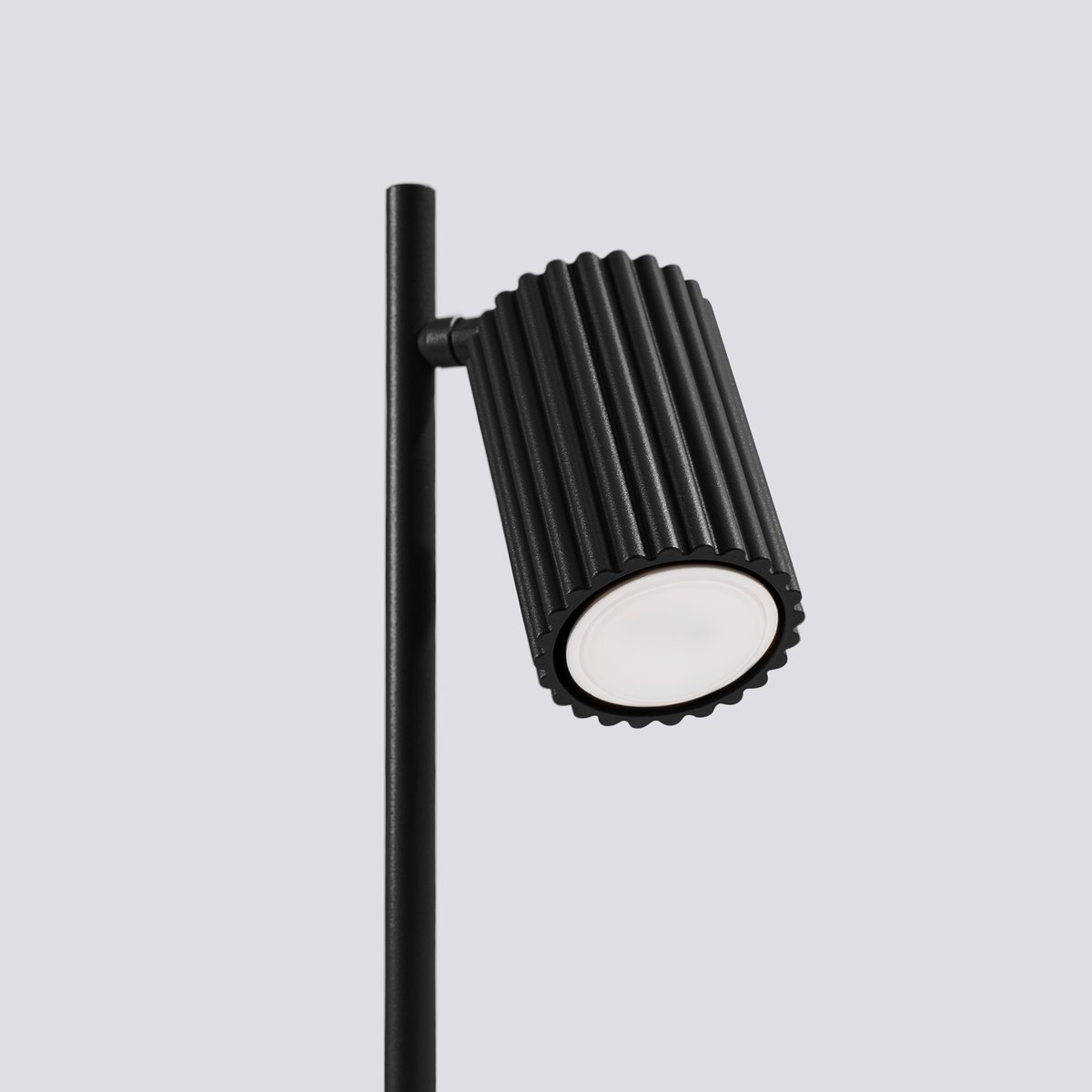 Lampe à poser Aluminium Noir GU10 1 Karbon noir, EDEN