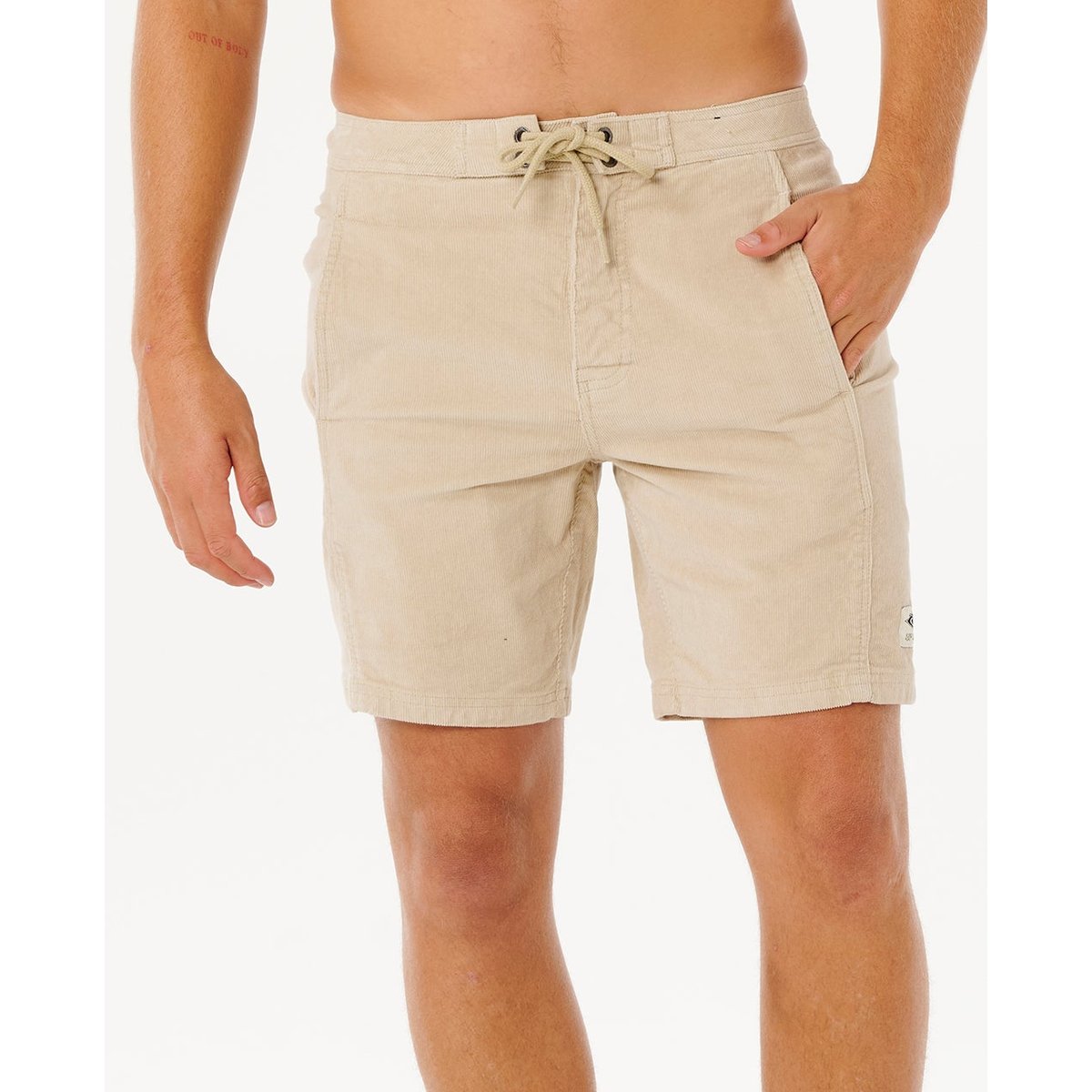 Short Classic SURF en velours côtelé os, RIP CURL