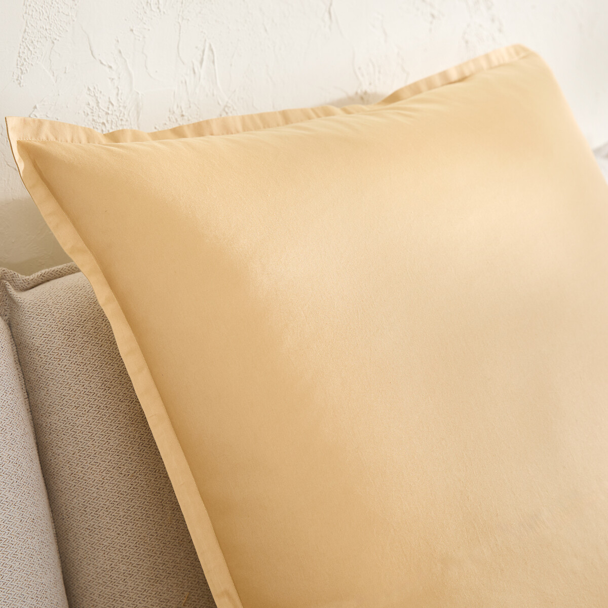Taie d'oreiller en satin de coton lavé 200 fils, SARIA dulce, AM.PM