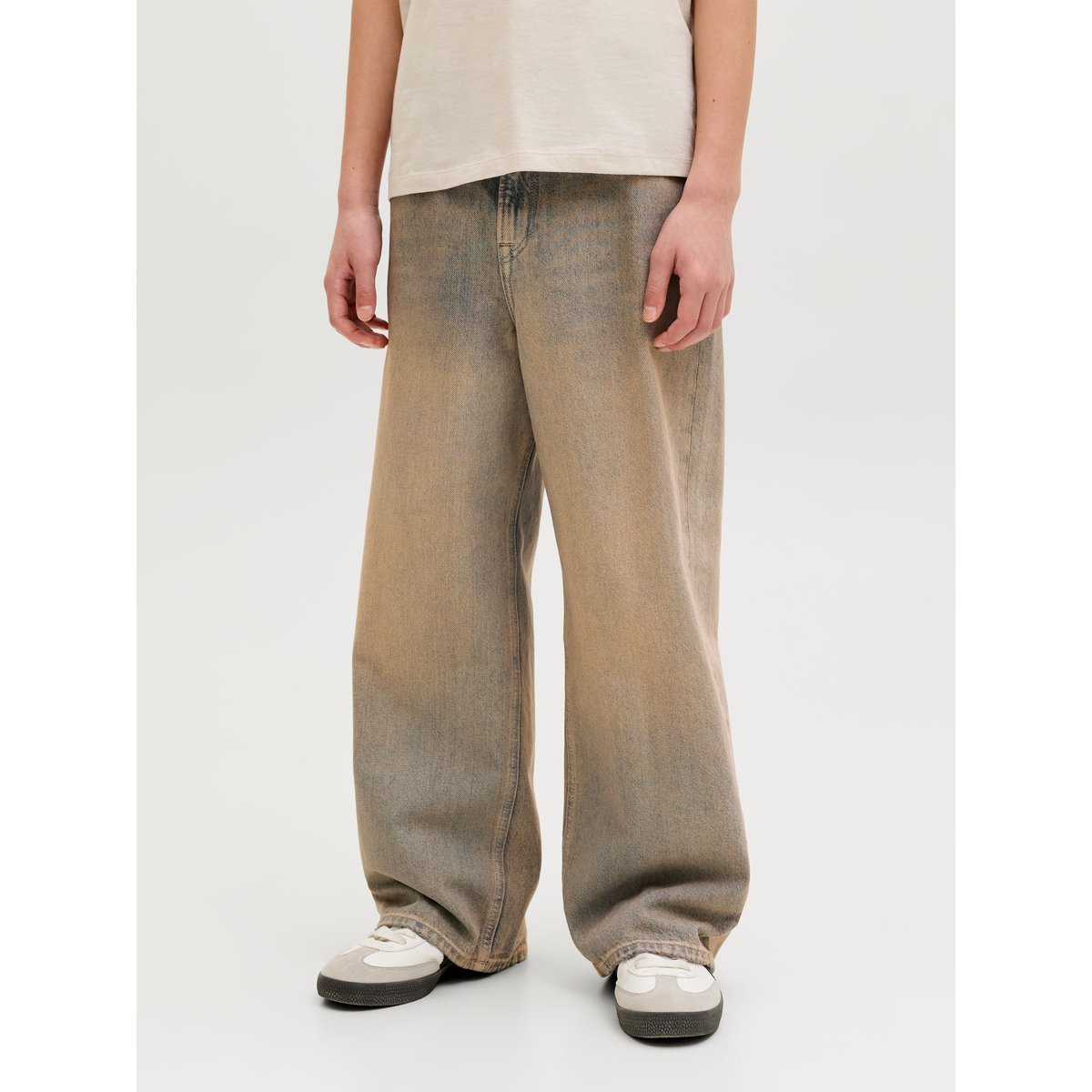 Jean À Coupe Wide blue denim, JACK & JONES JUNIOR