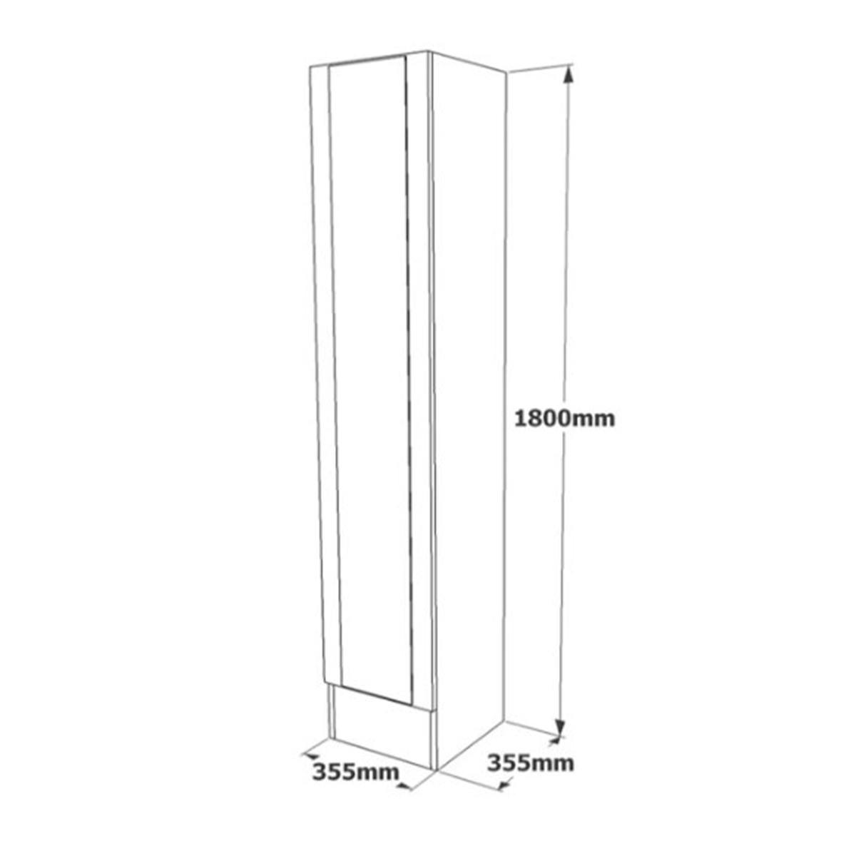 Grand vestiaire d'entrée rustique chic 1 miroir 2 portes MARFA bois naturel, PIER IMPORT