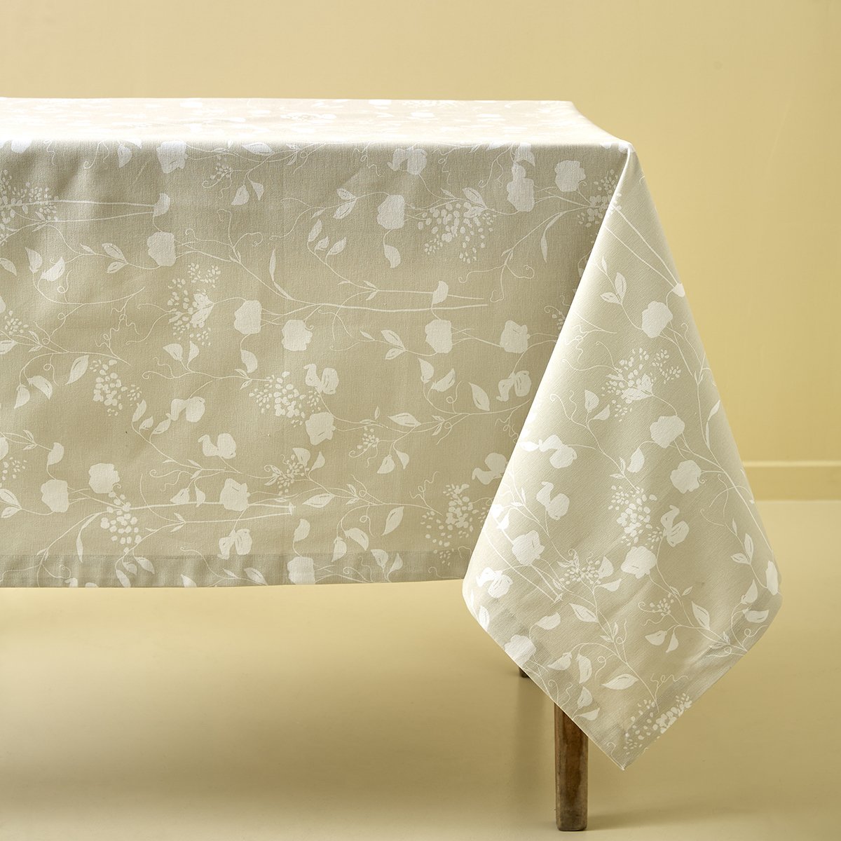 Nappe BELLES PLANTES ecru, SYLVIE THIRIEZ
