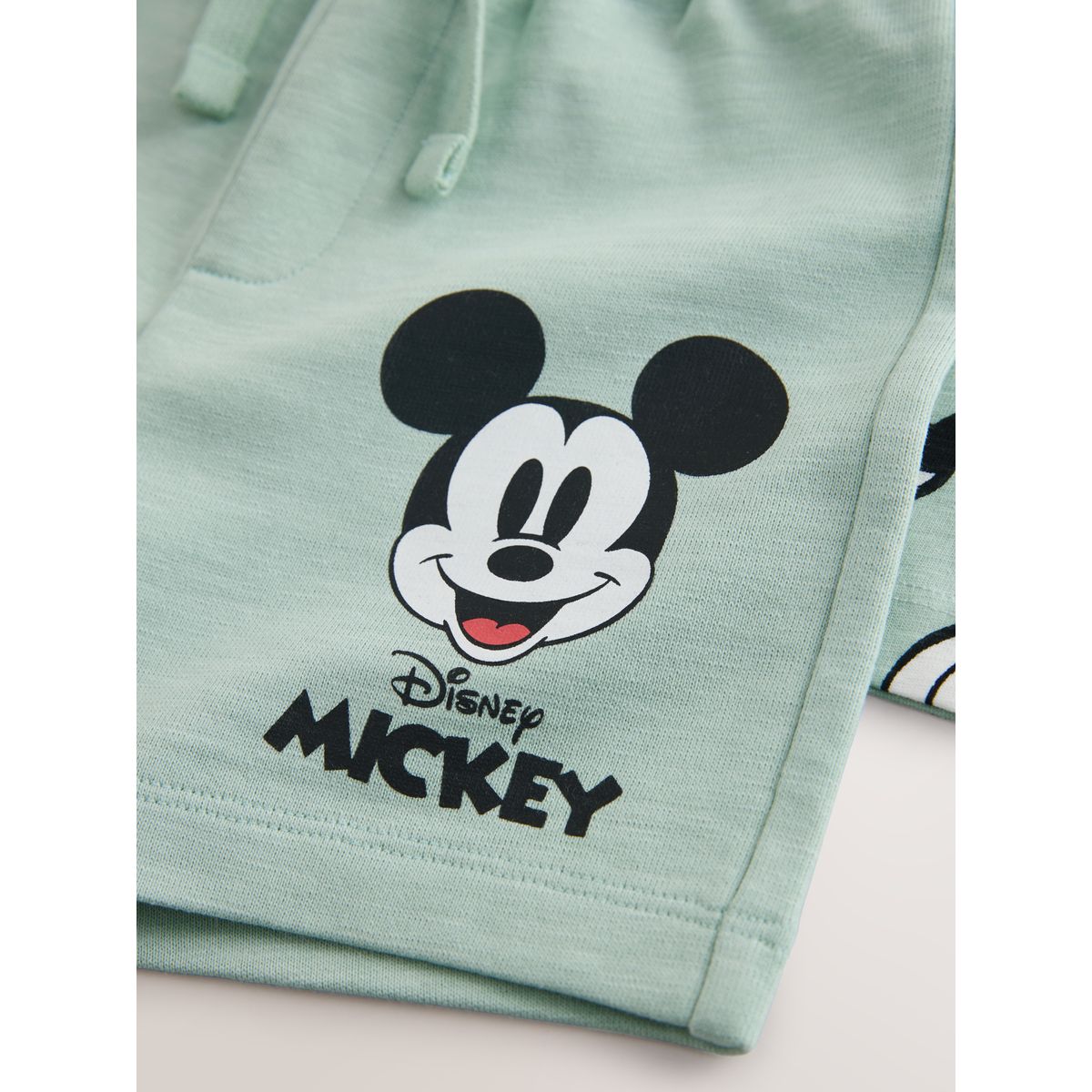 Ensemble short et t-shirt mickey mouse vert sauge, NEXT