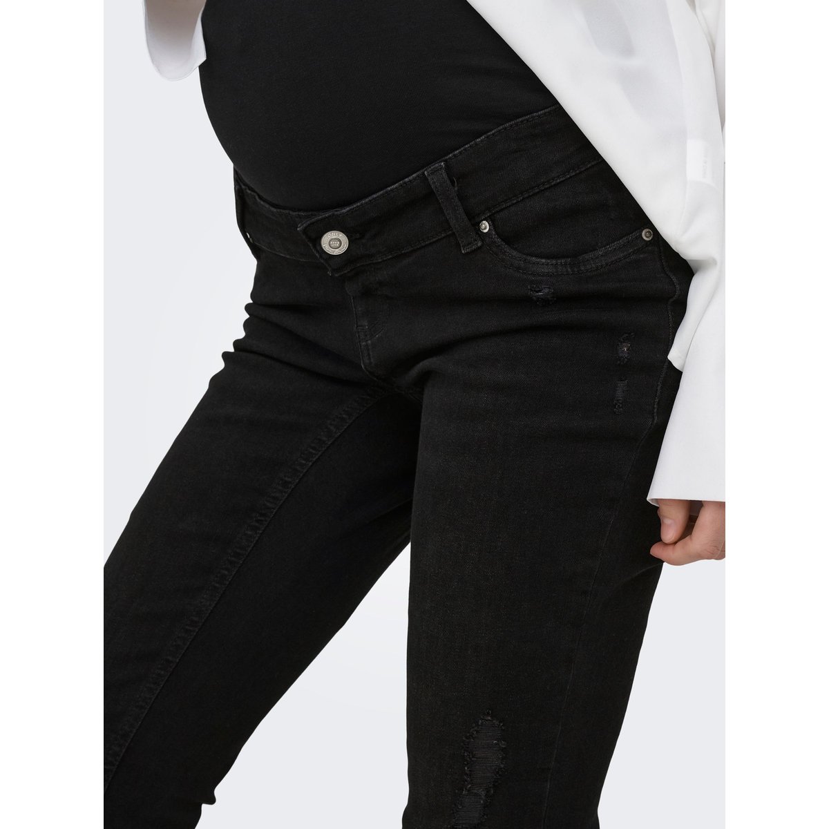 Jean Skinny washed black, ONLY