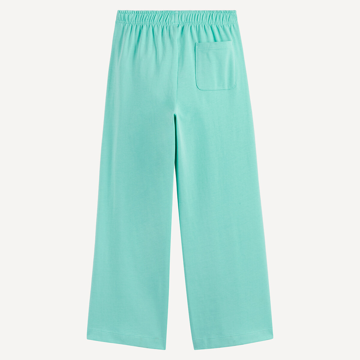 Pantalón ancho de punto grueso verde, LA REDOUTE COLLECTIONS