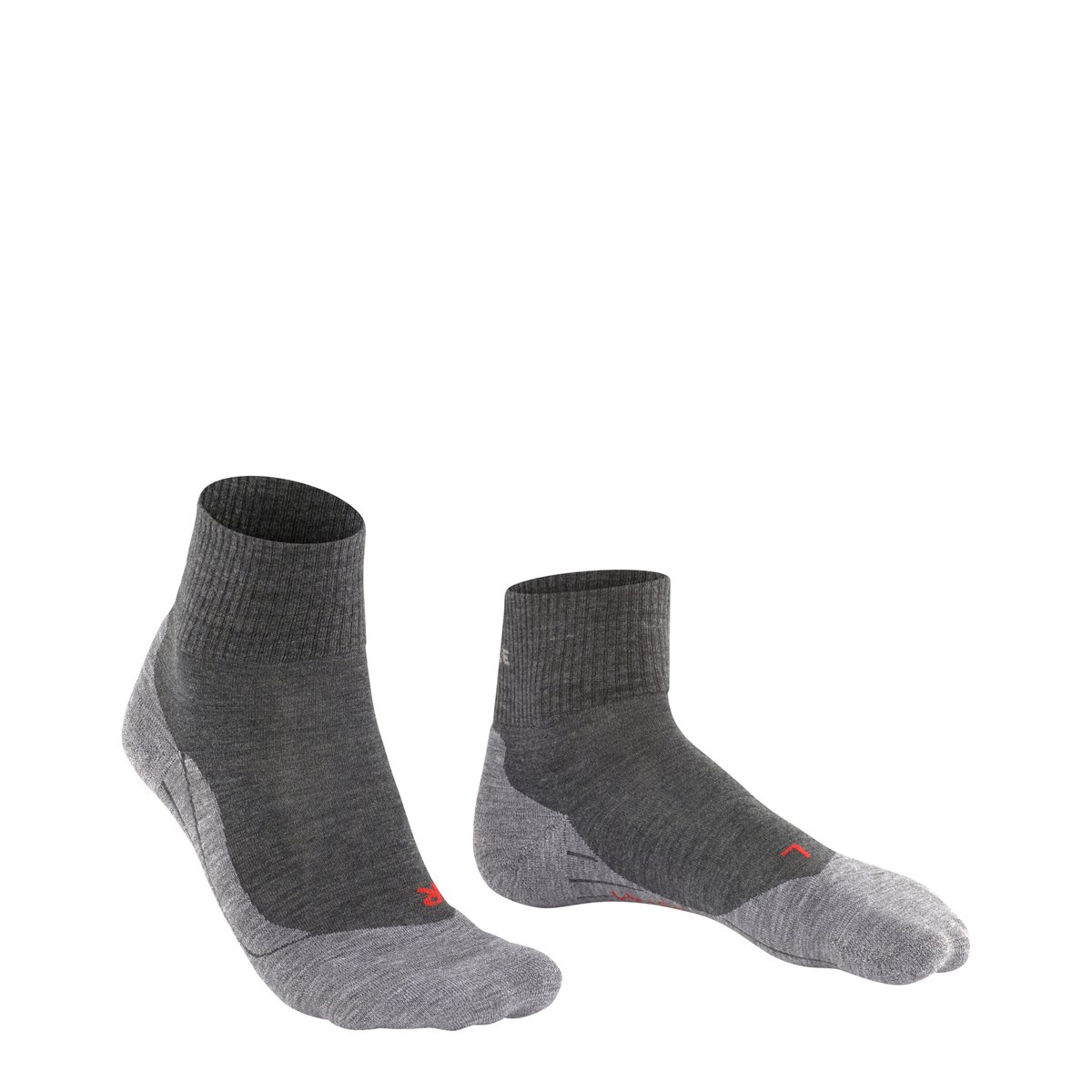Chaussettes courtes TK5 Wander Short gris chiné, FALKE