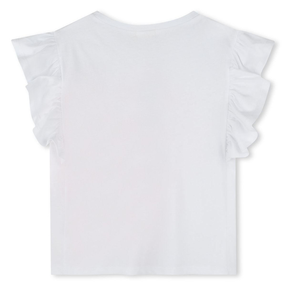 T-shirt à manches volantées blanc, BILLIEBLUSH