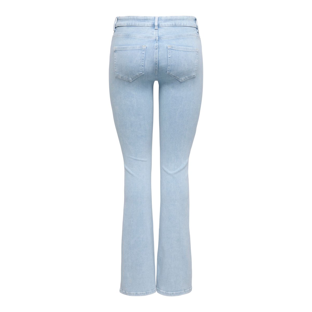 Jean Flared light blue bleached denim, ONLY