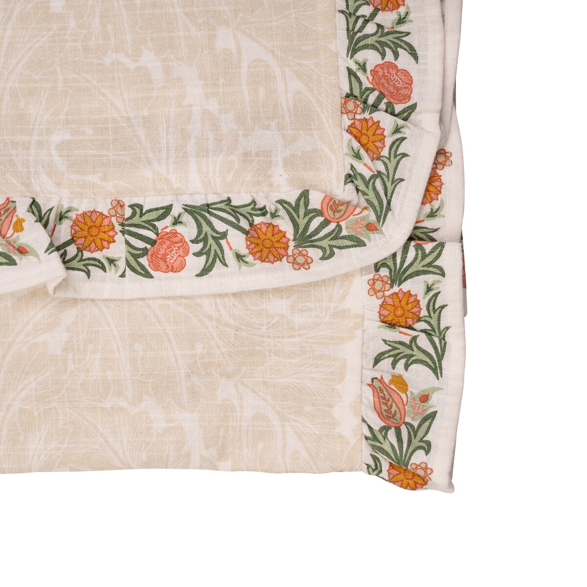 230cm Kitchen Garden Tablecloth neutral, WILLIAM MORRIS AT HOME