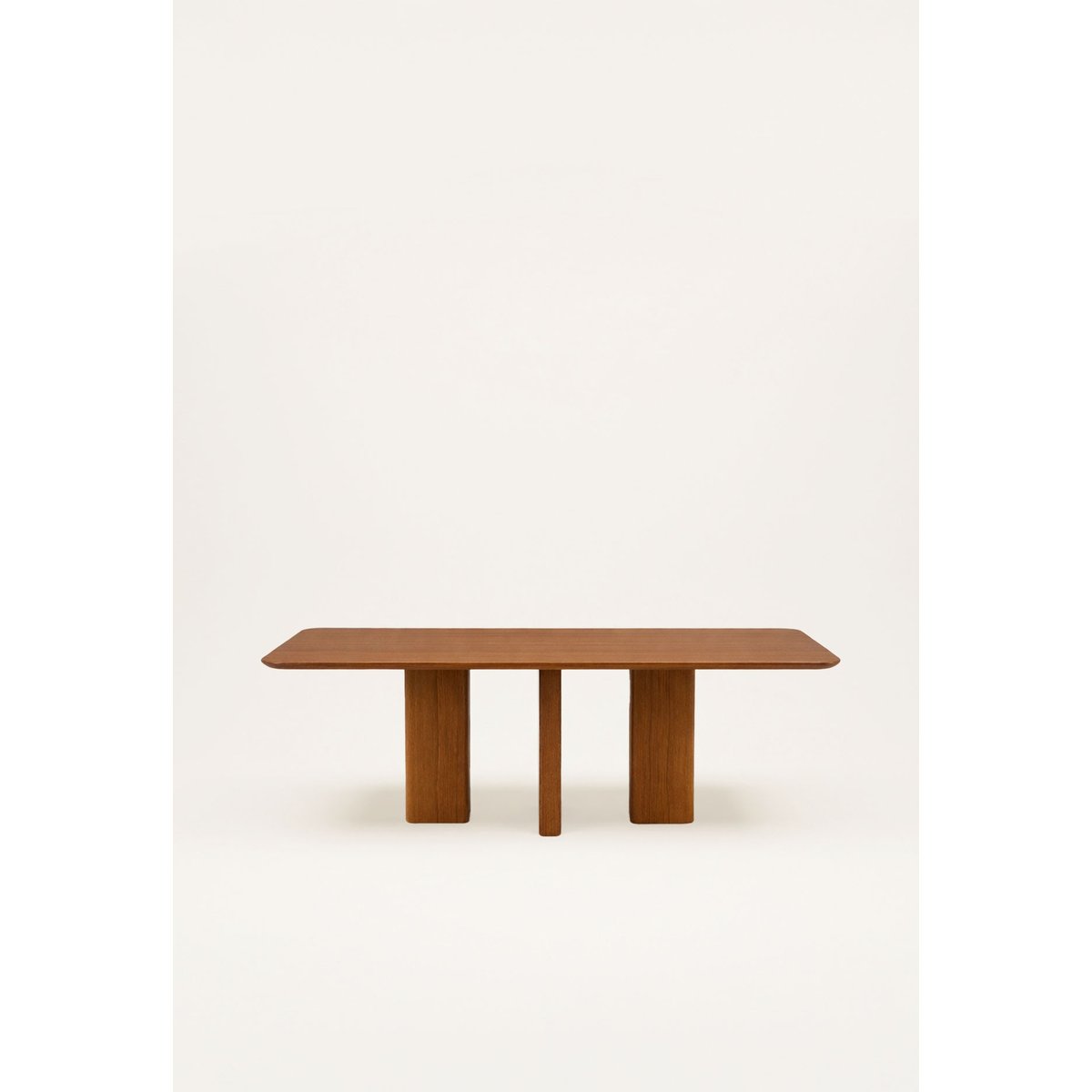 Table à manger en frêne lasuré noir 4 à 6 couverts, Joe teck, GABRIELLE PARIS