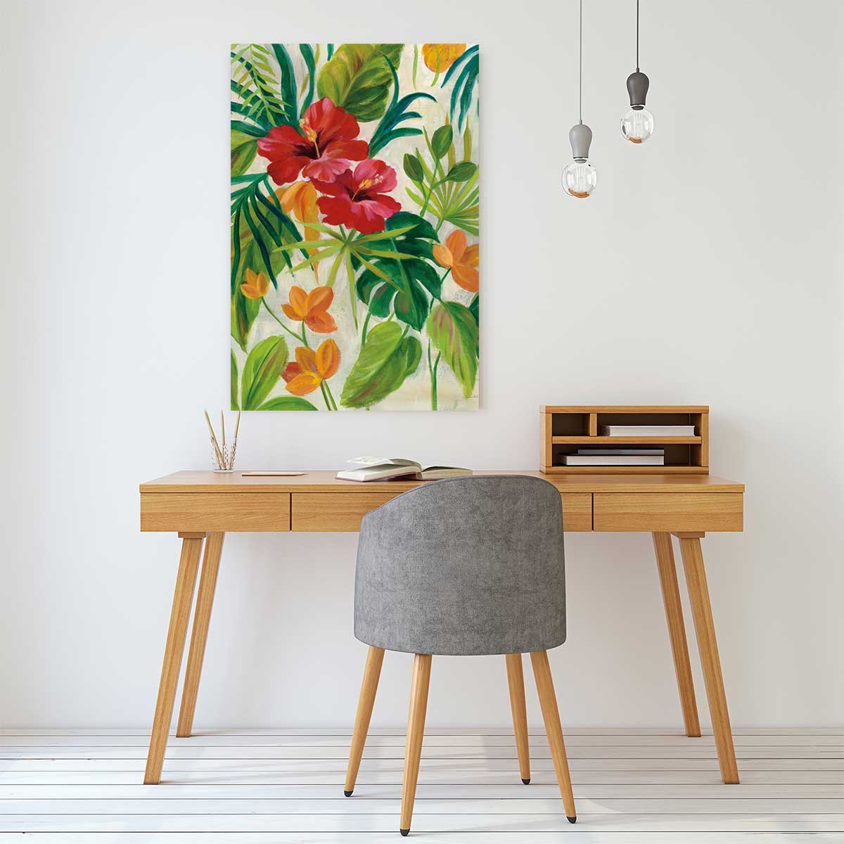 Tableau Jardin tropical tableau alu dibond, HEXOA