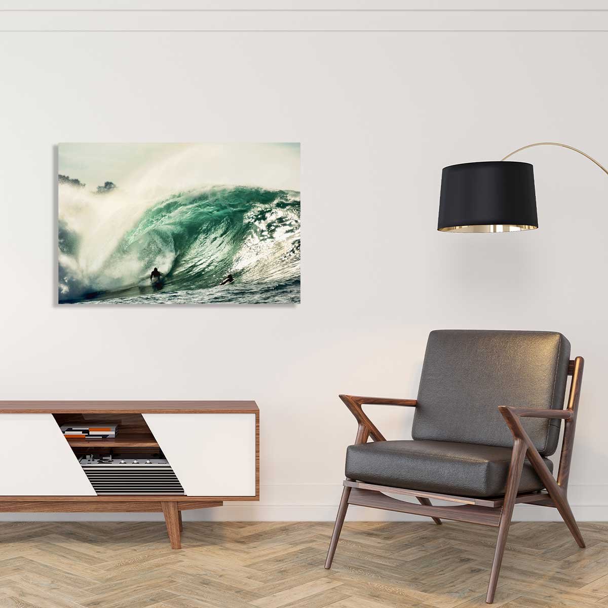 Tableau surf tube en bodyboard tableau alu dibond, HEXOA